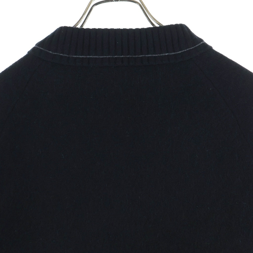 Sacai(サカイ) カシミア ジップデザイン ニット ブラック SCW-090 レディース