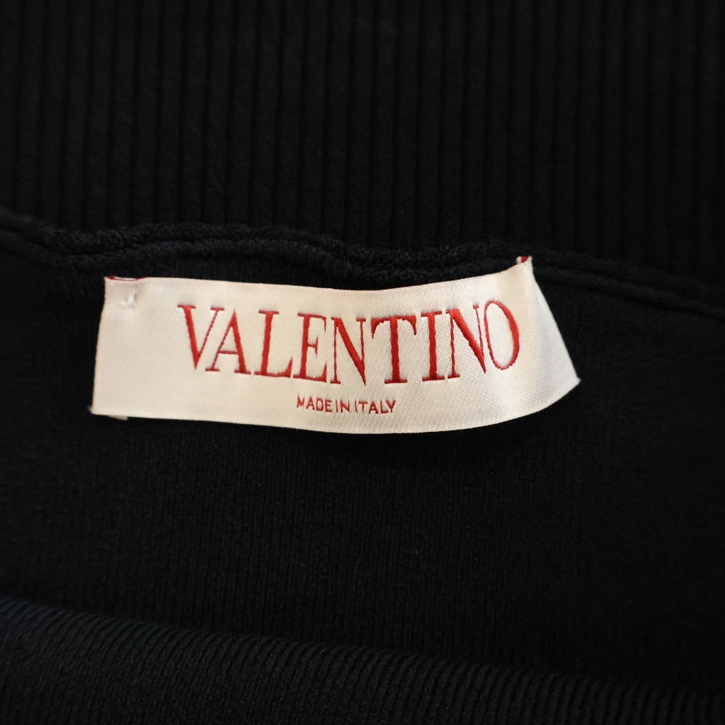 VALENTINO(ヴァレンティノ) オフショルダー リブニット トップス ブラック レディース