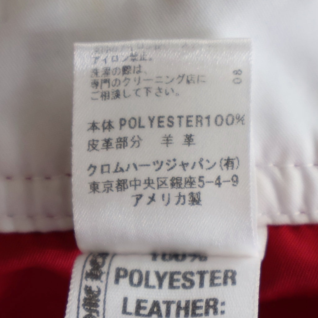 CHROME HEARTS(クロムハーツ) Cross Leather Patch Star Print Swim Pants クロス レザーパッチ スタープリント スウィムパンツ レッド