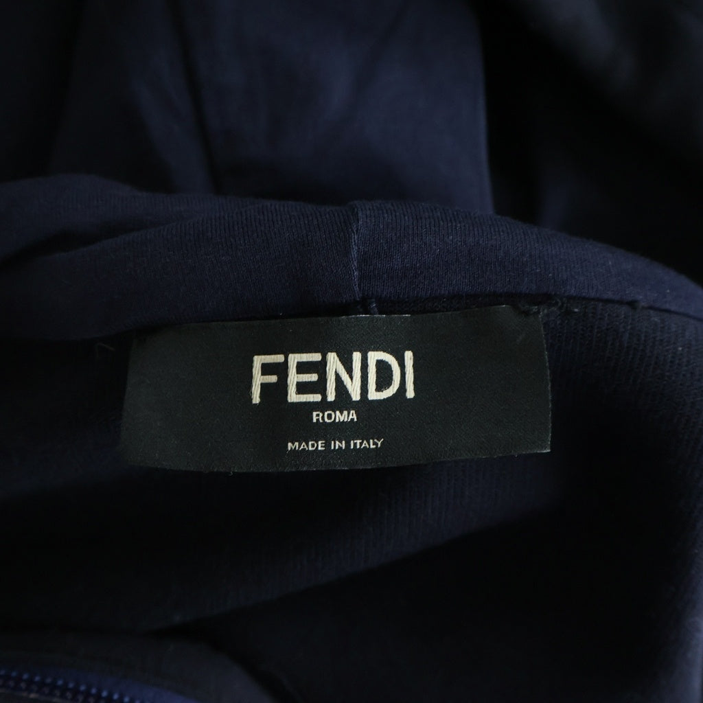 FENDI(フェンディ) Zip Up Hoodie モンスターバグズ ジップアップスウェットパーカー フーディー ブラック