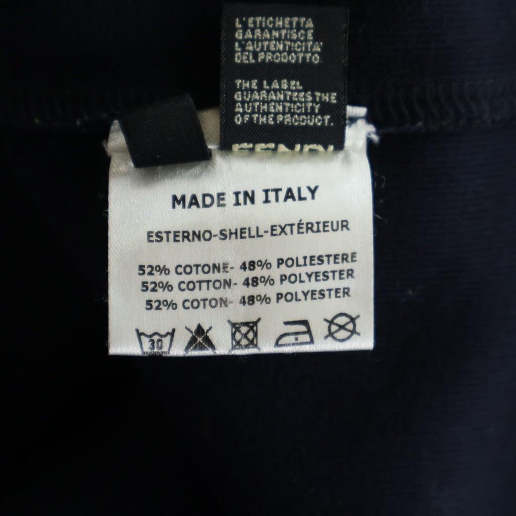 FENDI(フェンディ) Zip Up Hoodie モンスターバグズ ジップアップスウェットパーカー フーディー ブラック