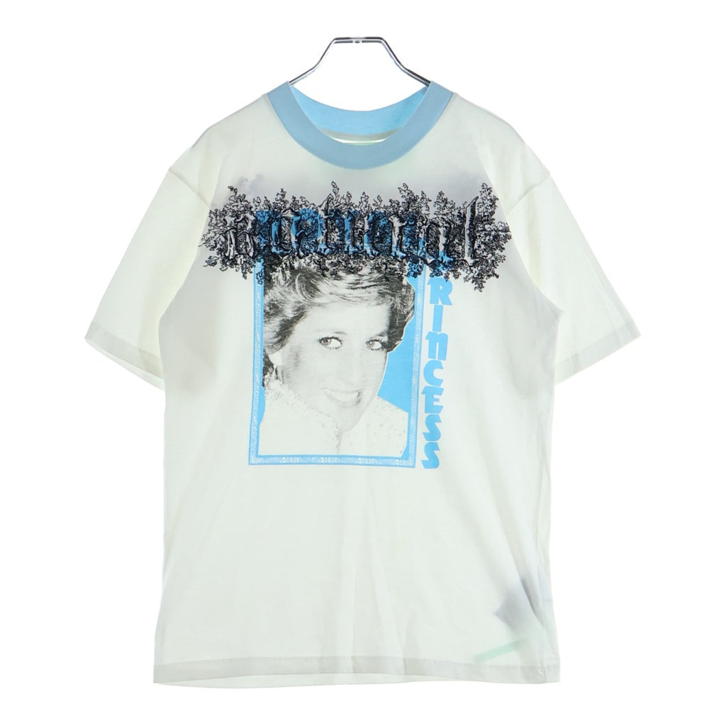 OFF-WHITE(オフホワイト) 18SS Tribute 1 New Oversize Tee ロゴ刺繍 半袖Tシャツ ホワイト OWAA029S18778122