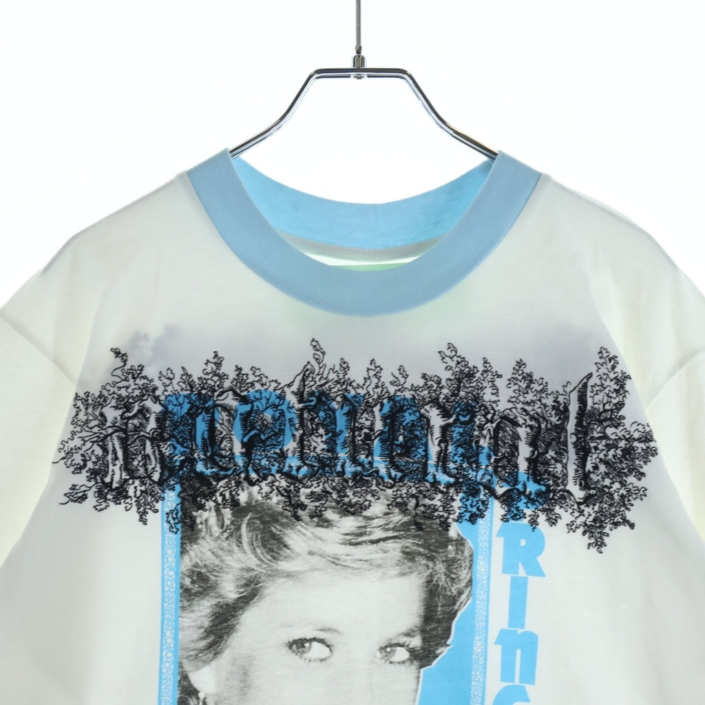 OFF-WHITE(オフホワイト) 18SS Tribute 1 New Oversize Tee ロゴ刺繍 半袖Tシャツ ホワイト OWAA029S18778122
