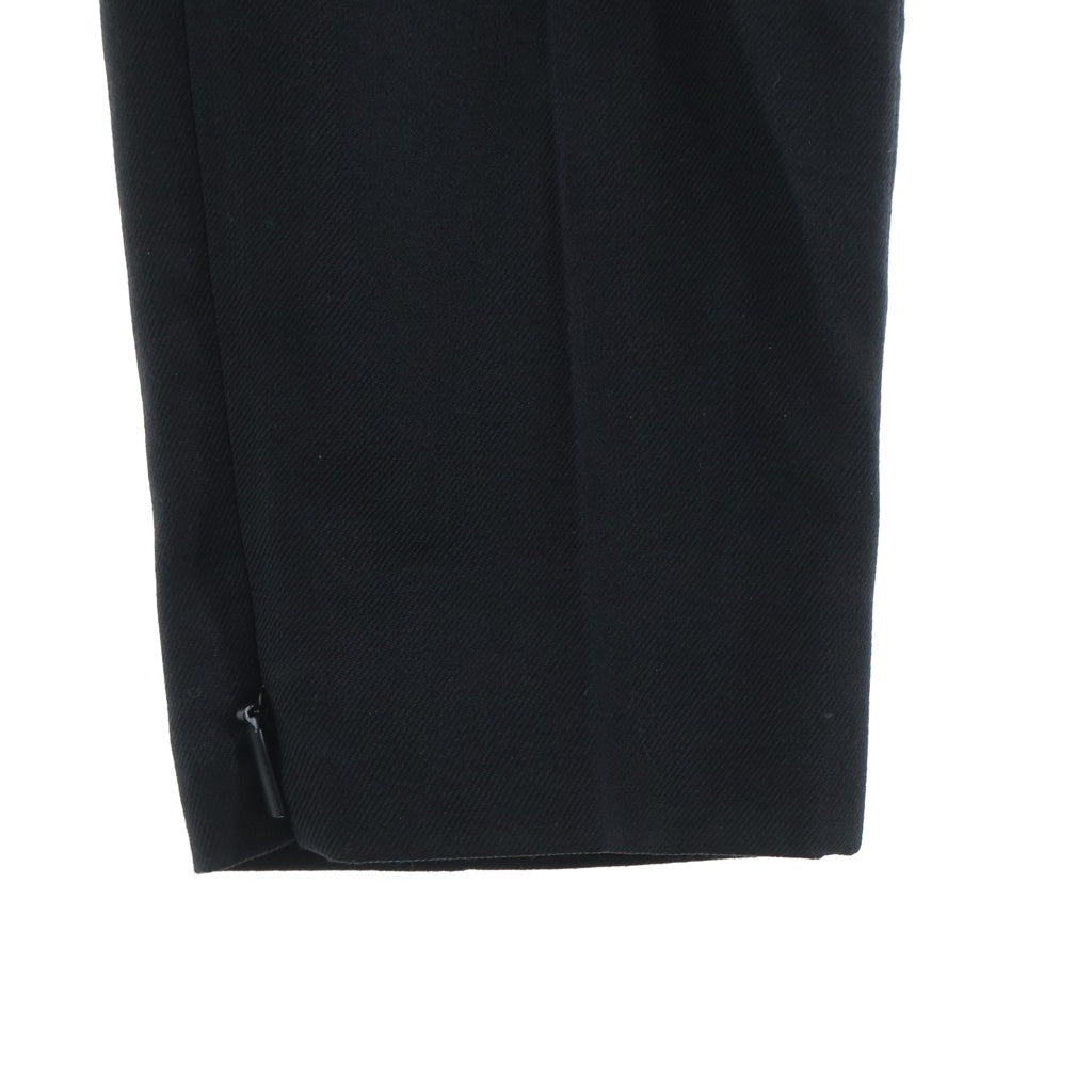 SAINT LAURENT PARIS(サンローランパリ) Wool Pants ウールテーパードパンツ ブラック レディース 637000 Y404W