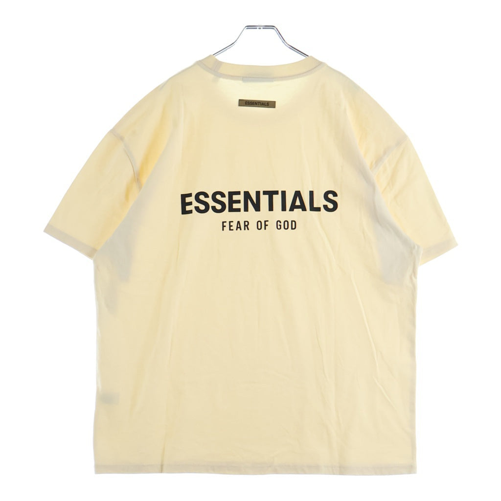 FEAR OF GOD ESSENTIALS(フィアオブゴッド エッセンシャルズ) S/S T-SHIRT ラバーロゴ 半袖Tシャツ アイボリー