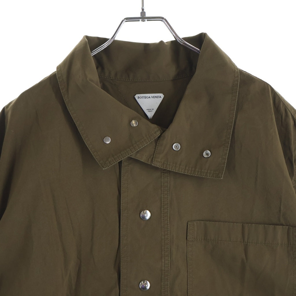 BOTTEGA VENETA(ボッテガヴェネタ) S/S Shirt ハーフボタン 半袖シャツ ベージュ 725676 VA5Y0