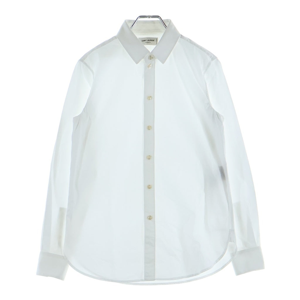 SAINT LAURENT PARIS(サンローランパリ) L/S Shirt 長袖シャツ ホワイト 636994 Y227W
