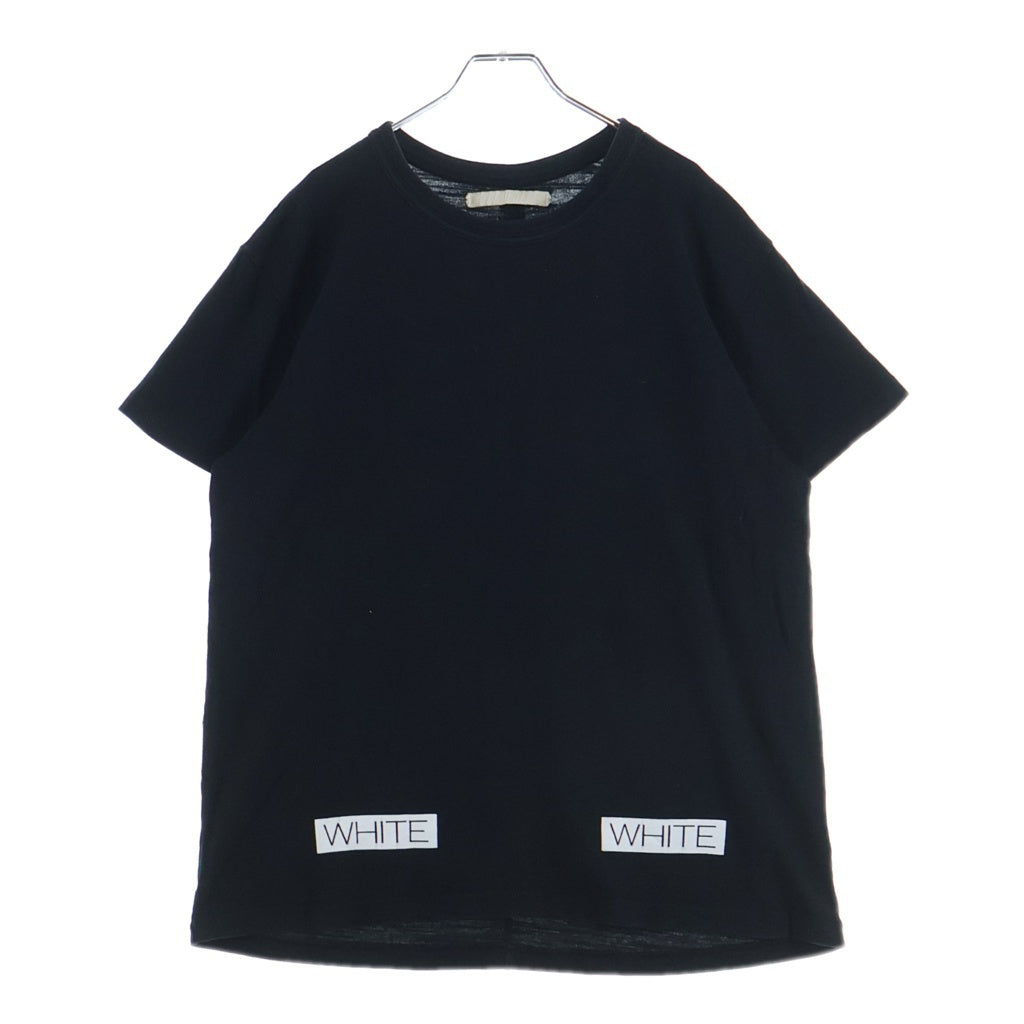 OFF-WHITE(オフホワイト) 16SS T-Shirt バックロゴ 半袖Tシャツ ブラック