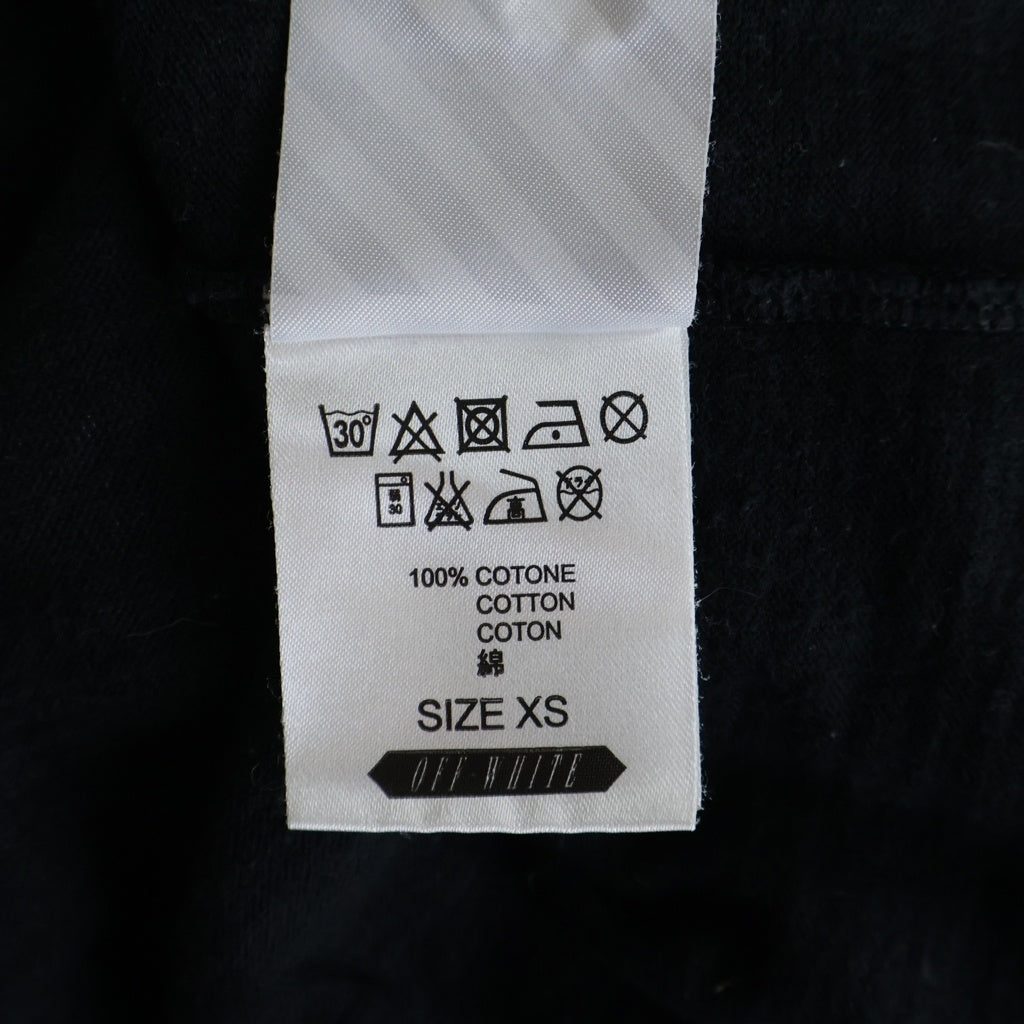 OFF-WHITE(オフホワイト) 16SS T-Shirt バックロゴ 半袖Tシャツ ブラック