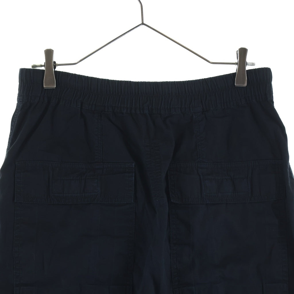 DRKSHDW(ダークシャドウ) 19SS Drawstring Cropped ドローストリング クロップドパンツ ブラック DU19S4373-CR