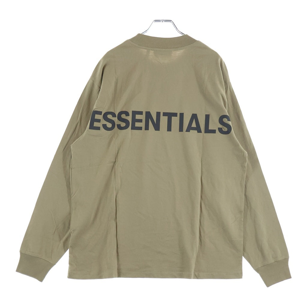 FEAR OF GOD ESSENTIALS(フィアオブゴッド エッセンシャルズ) L/S T-SHIRT リフレクター 長袖Tシャツ ロンT ベージュ