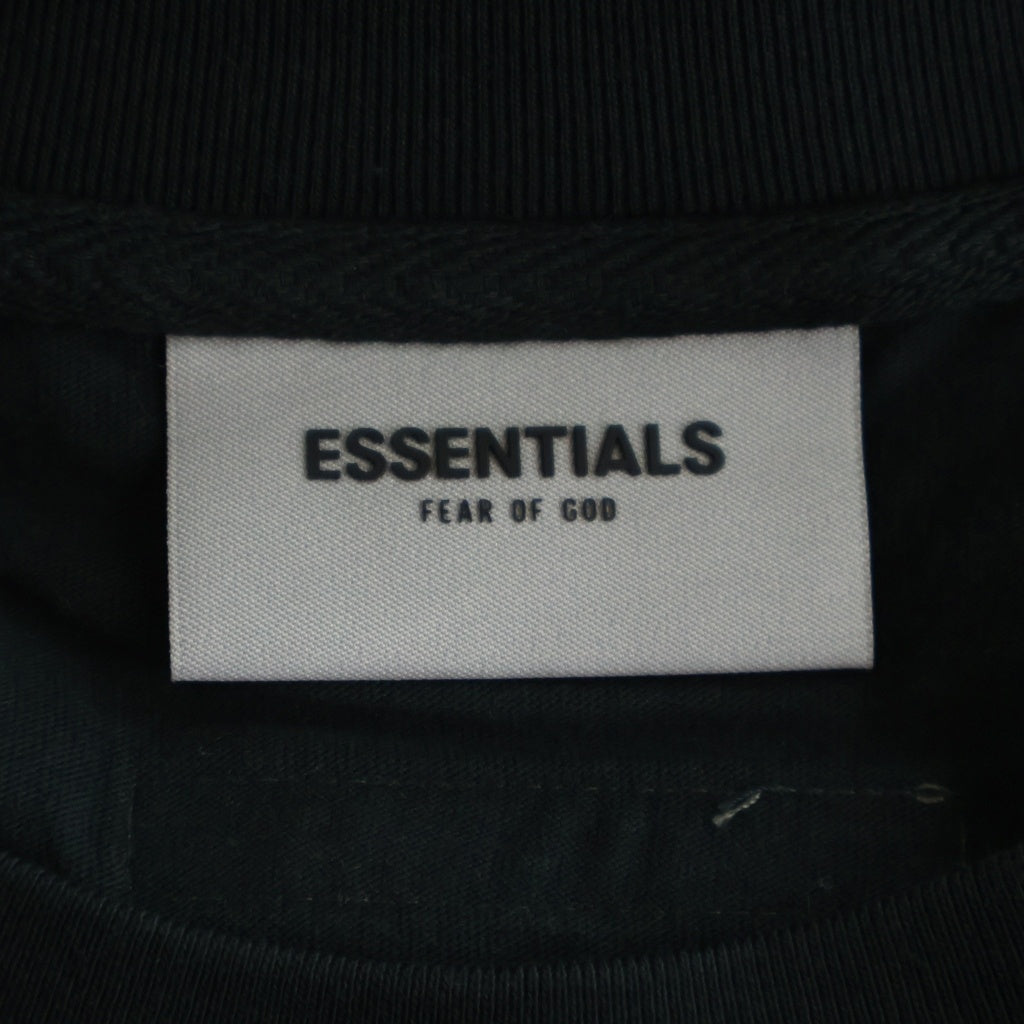 FEAR OF GOD ESSENTIALS(フィアオブゴッド エッセンシャルズ) S/S T-SHIRT ラバーロゴ 半袖Tシャツ ブラック