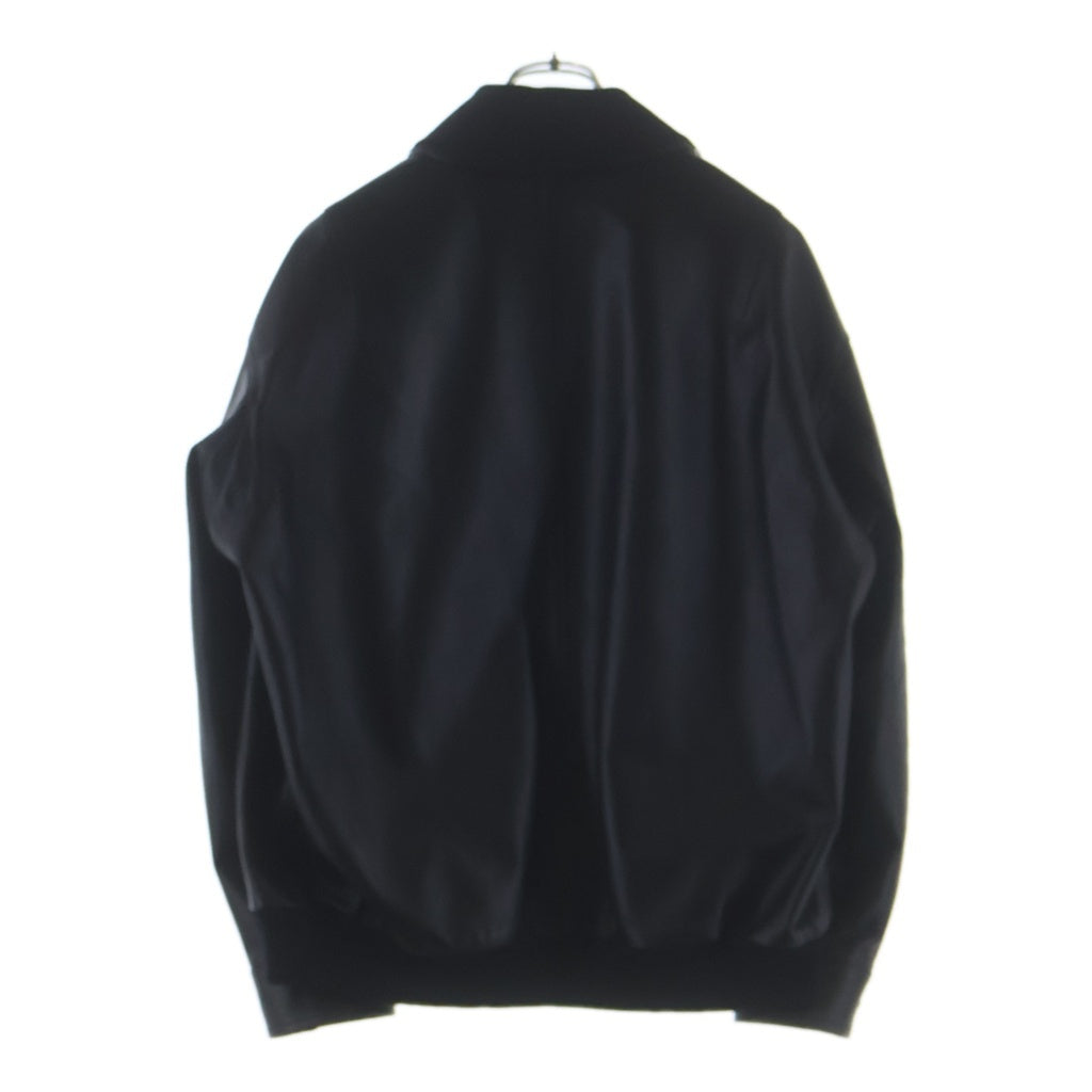 miumiu(ミュウミュウ) レースドッキング ナッパレザージャケット MPW024 S000 1966 ブラック レディース
