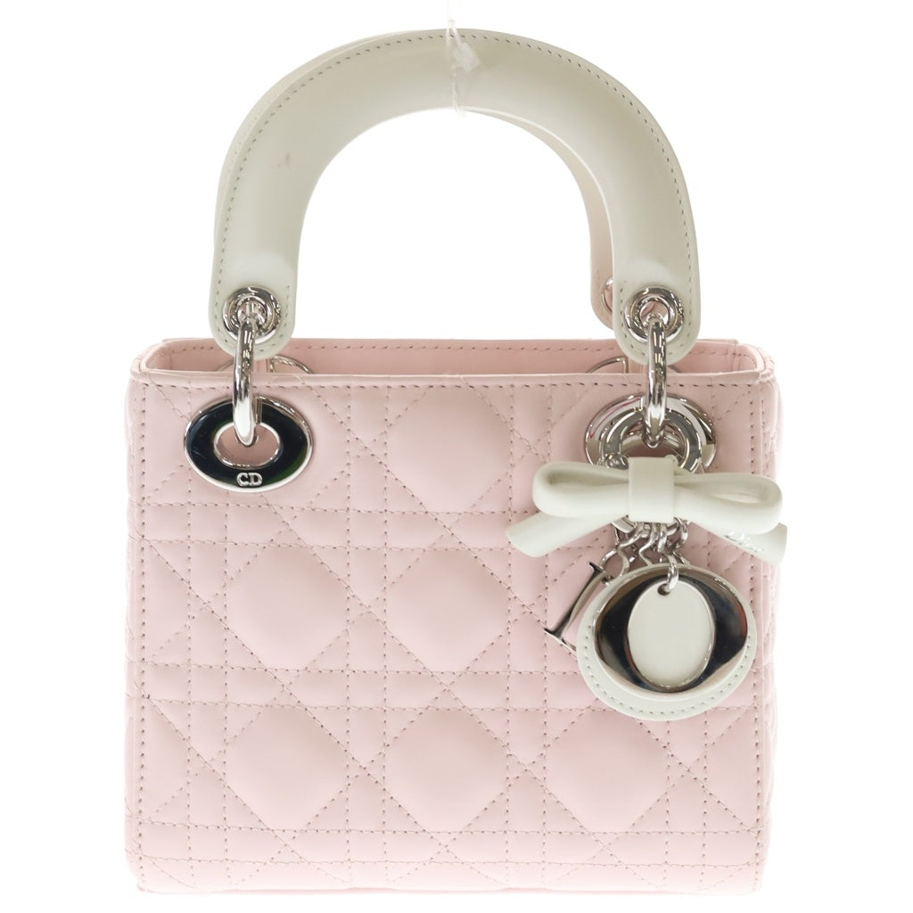 Christian Dior(クリスチャンディオール) Lady Dior チェーンバッグ ミニ ショルダーバッグ ピンク レディース