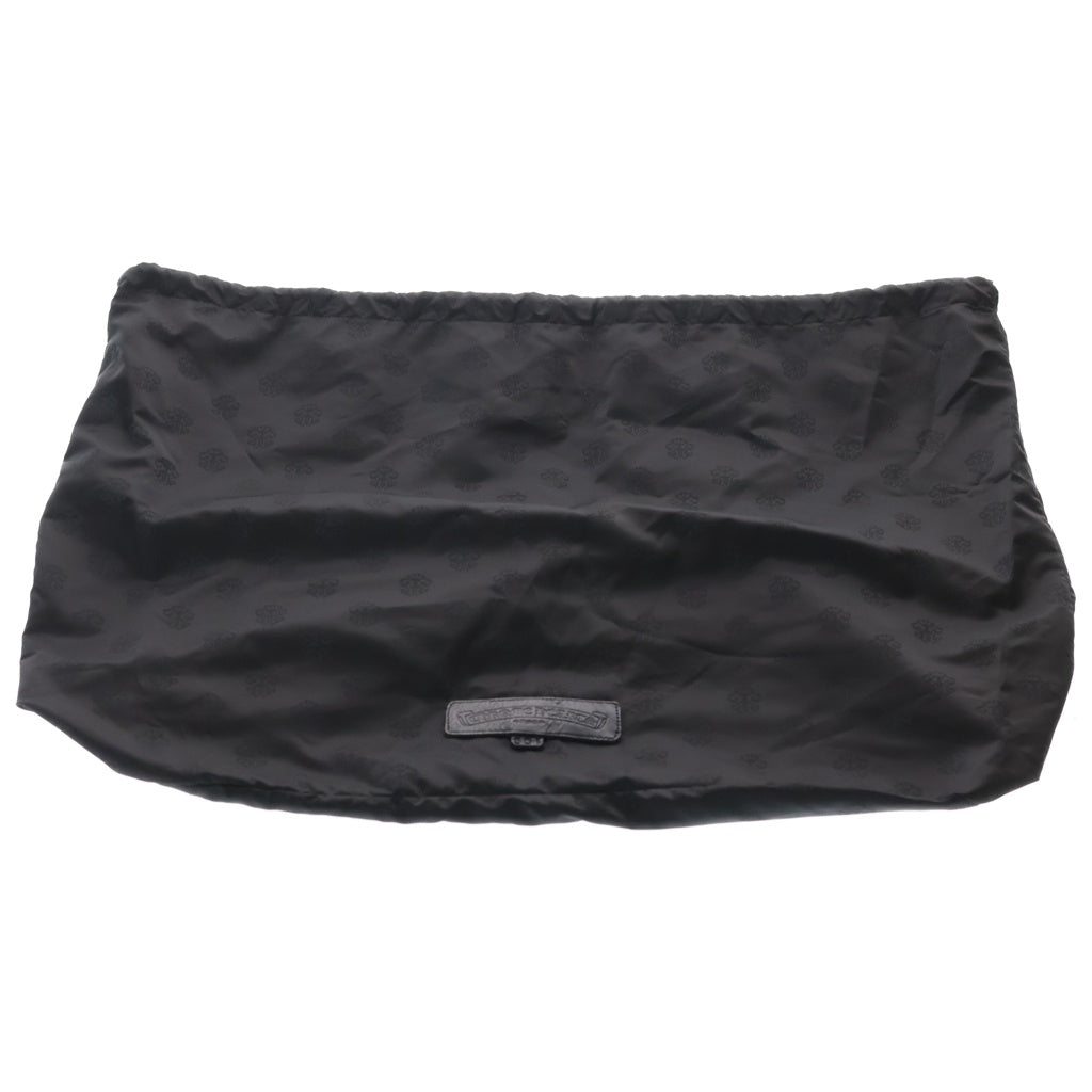 CHROME HEARTS(クロムハーツ) TOTE W SNP 3CEME セメタリークロスパッチ レザートートバッグ ブラック レディース