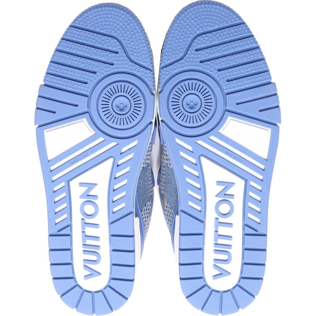 LOUIS VUITTON(ルイヴィトン) LV Trainer 1AD6DI デニム ローカットスニーカー インディゴ