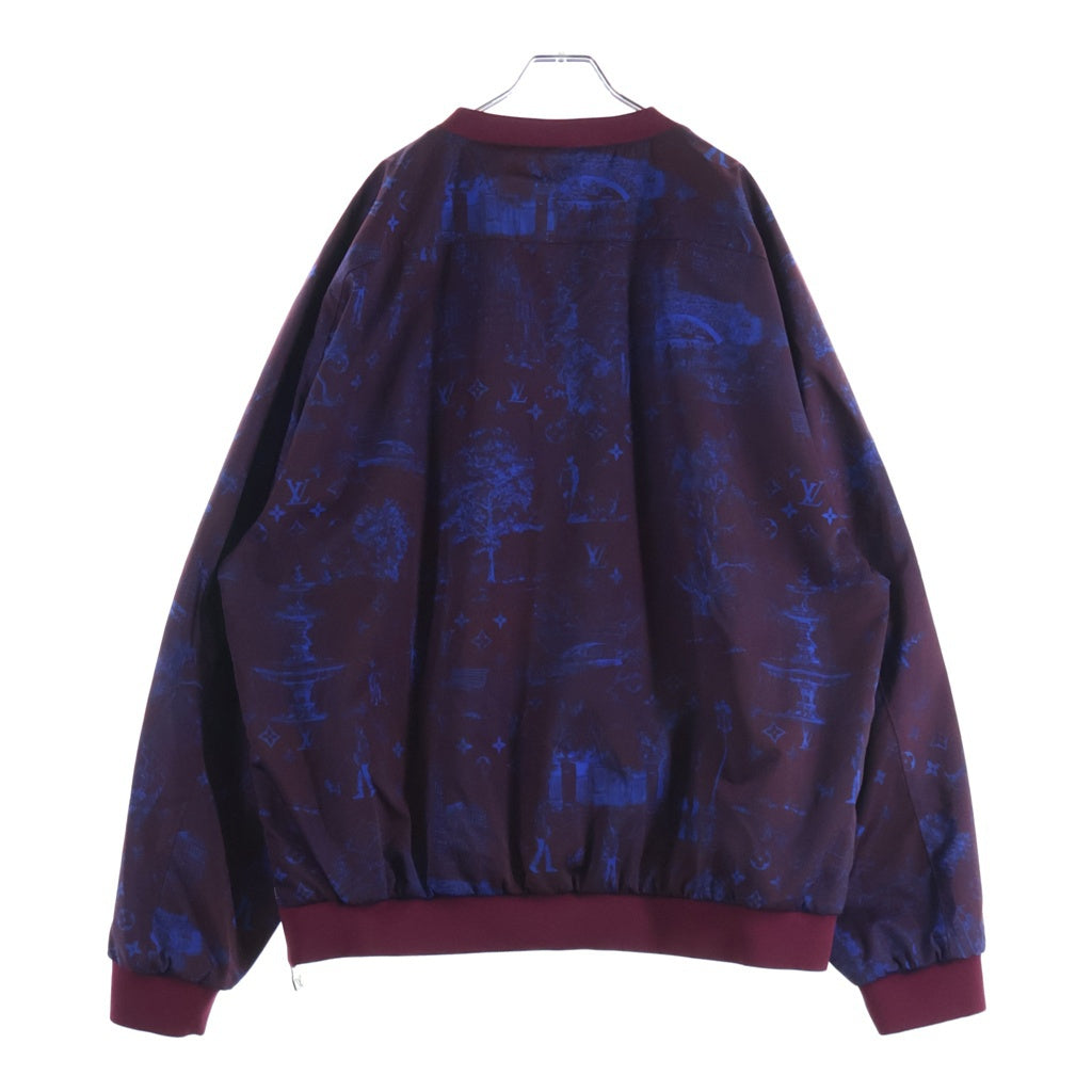 LOUIS VUITTON(ルイヴィトン) Printed Nylon Pullover RM251MM RBL HSB14W プリントナイロンプルオーバー パープル/ブルー