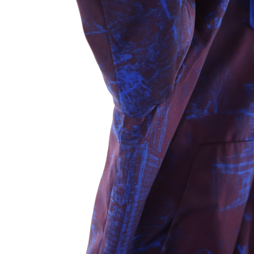 LOUIS VUITTON(ルイヴィトン) Printed Nylon Pullover RM251MM RBL HSB14W プリントナイロンプルオーバー パープル/ブルー