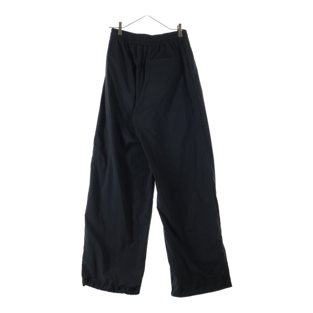 OFF-WHITE(オフホワイト) ロゴパッチ ワイドナイロンロングパンツ ブラック OMCA238F22FAB002