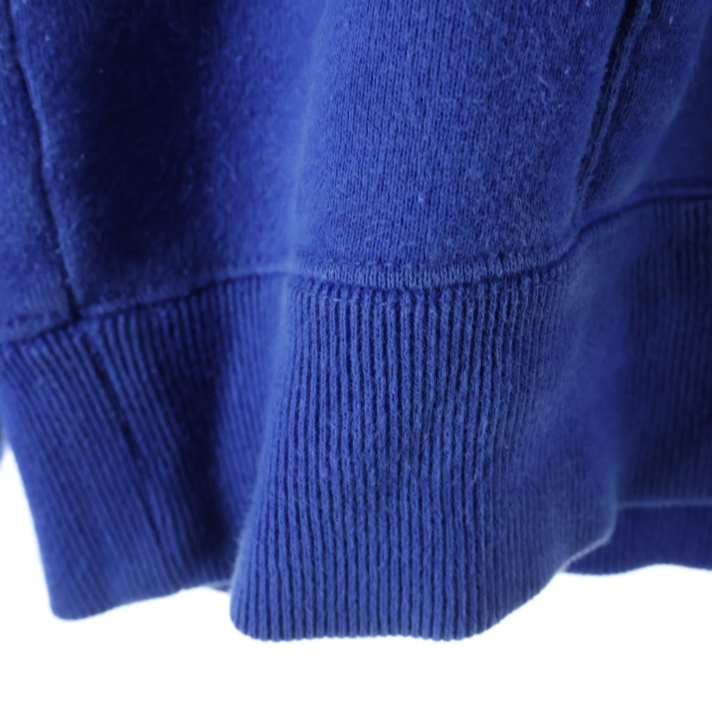 doublet(ダブレット) 17AW ×424 HOODED SWEATSHIRT 17AW424CS70-2 フォント プルオーバー フーディー パーカー ブルー