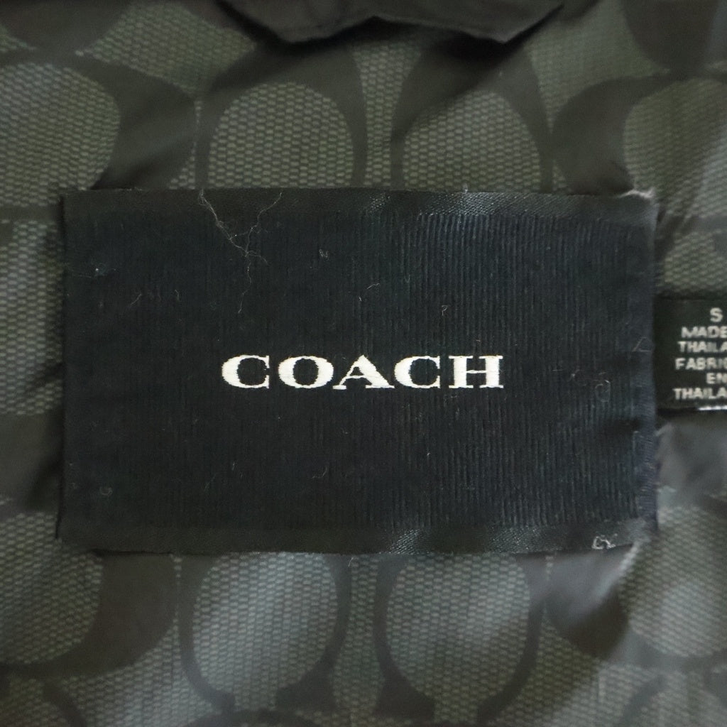 COACH(コーチ) ダウンベスト シグネチャー Cロゴ ブラック C5036