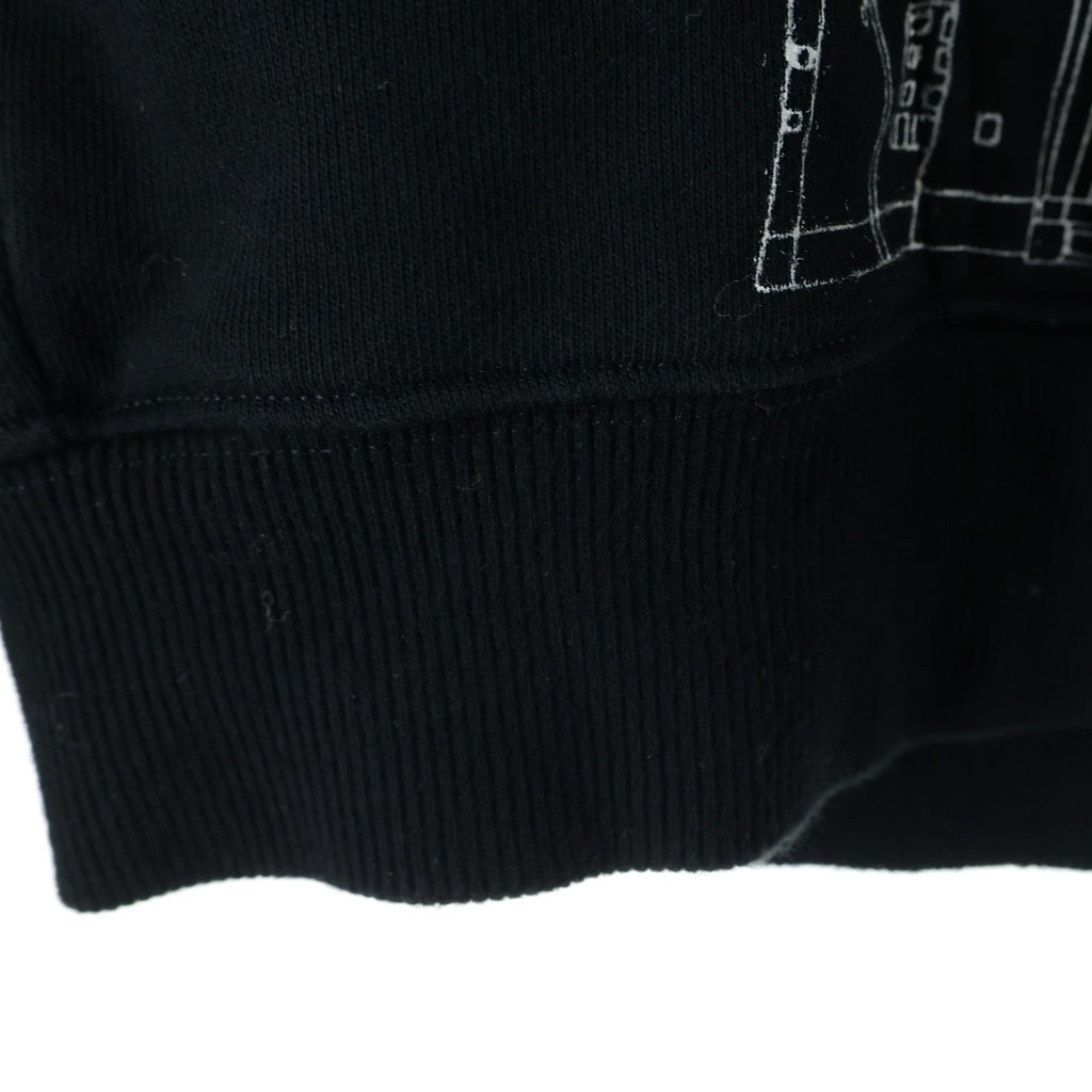 LAST NEST(ラスト ネスト) Cathedral Logo Hoodie カテドラル グラフィック ロゴ プルオーバーフーディー パーカー ブラック