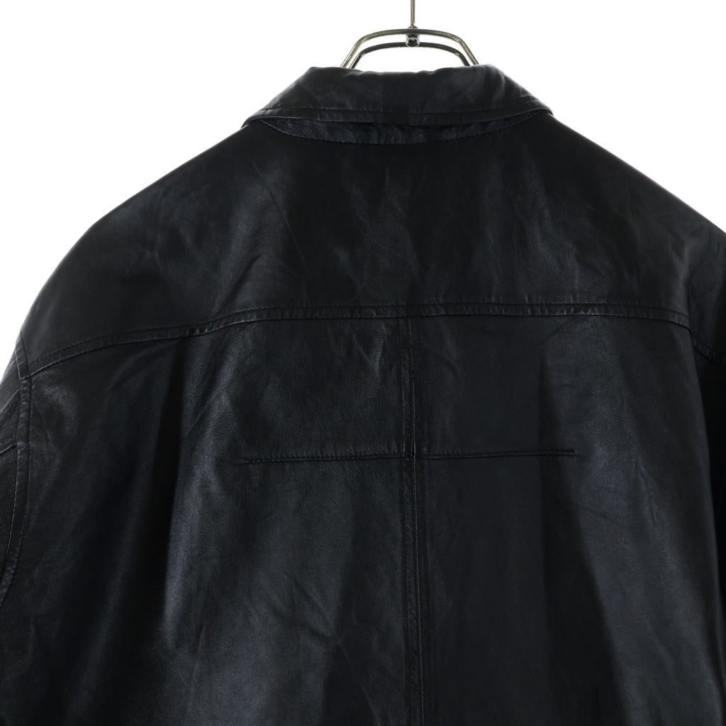 BREATH(ブレス) 23SS ラムレザー ロングスリーブ長袖シャツ BR23SS-O0001 ブラック