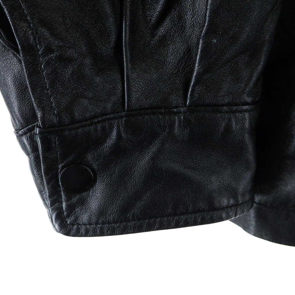 BREATH(ブレス) 23SS ラムレザー ロングスリーブ長袖シャツ BR23SS-O0001 ブラック
