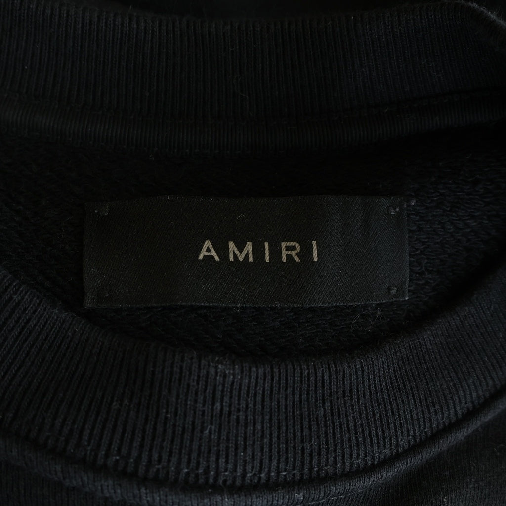 AMIRI(アミリ) TOKYO LIMITED CREWNECK SWEAT SREXMJT095SMRCTT1 ×東京フラッグ ロゴプリント 長袖スウェットトレーナー ブラック