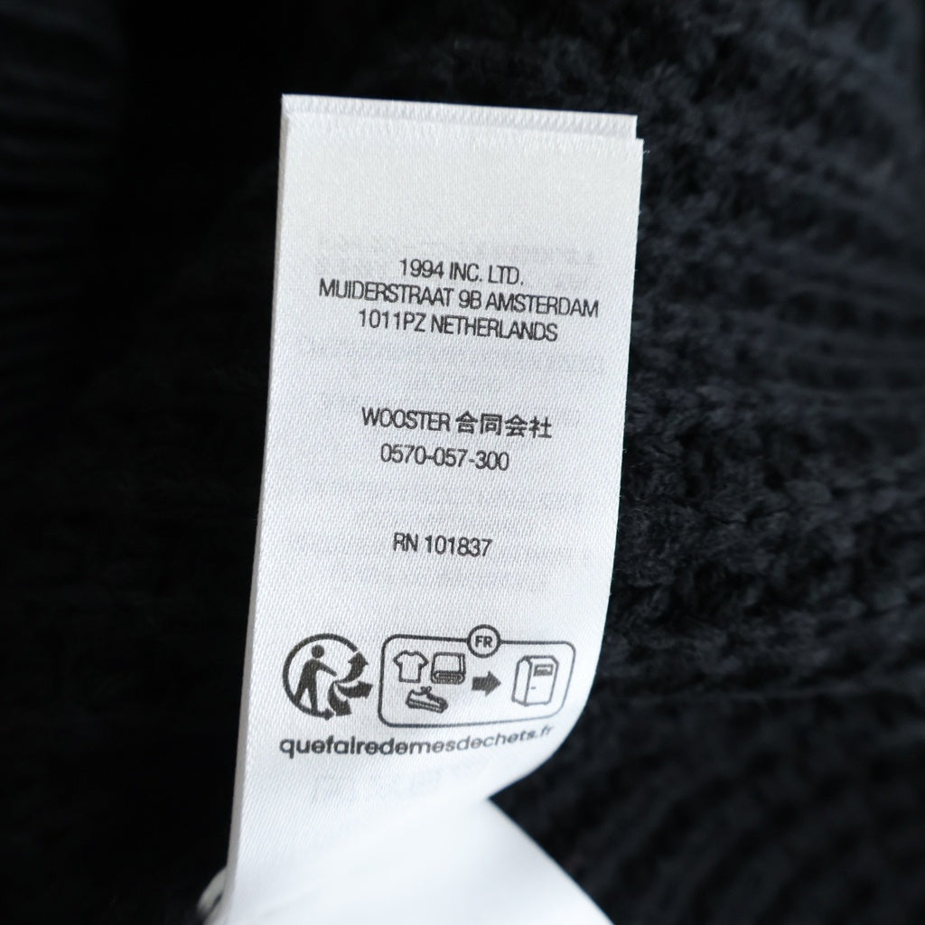 SUPREME(シュプリーム) 26SS Waffle Small Box Sweater Black スモールボックスロゴ クルーネック ワッフルニットセーター ブラック