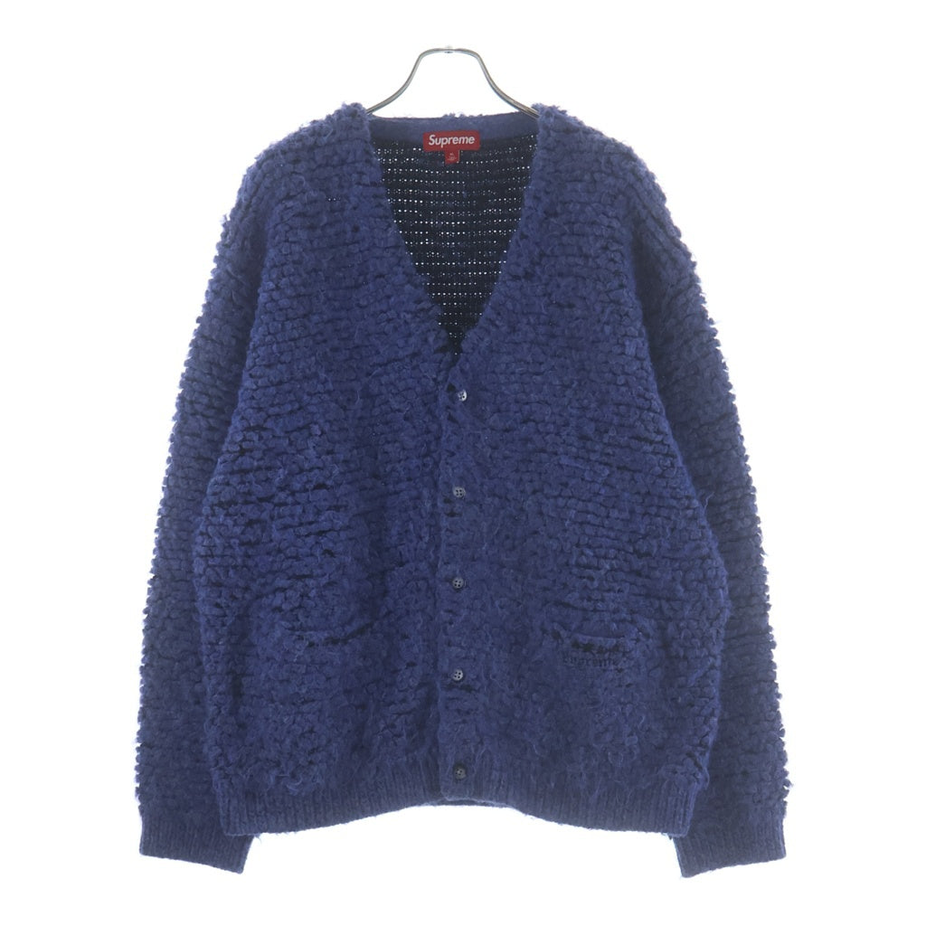 SUPREME(シュプリーム) 24AW Textured Knotted Cardigan Blue テクスチャー ノット ニットカーディガン ブルー