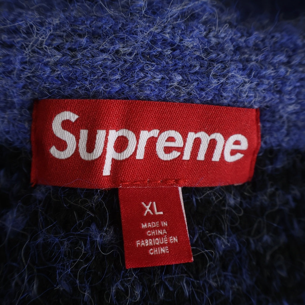 SUPREME(シュプリーム) 24AW Textured Knotted Cardigan Blue テクスチャー ノット ニットカーディガン ブルー