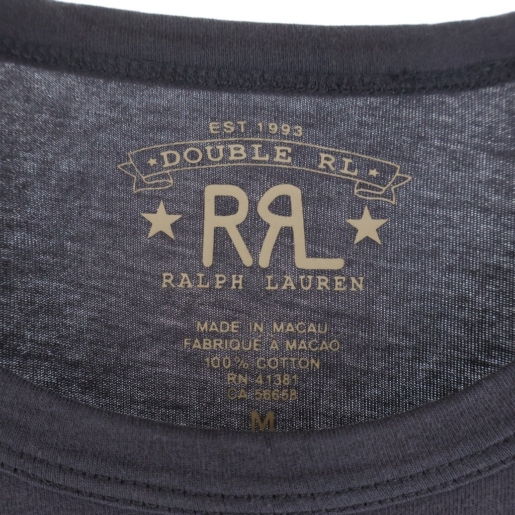 RRL(ダブルアールエル) Ranch Logo Tee Charcoal 半袖Tシャツ グレー