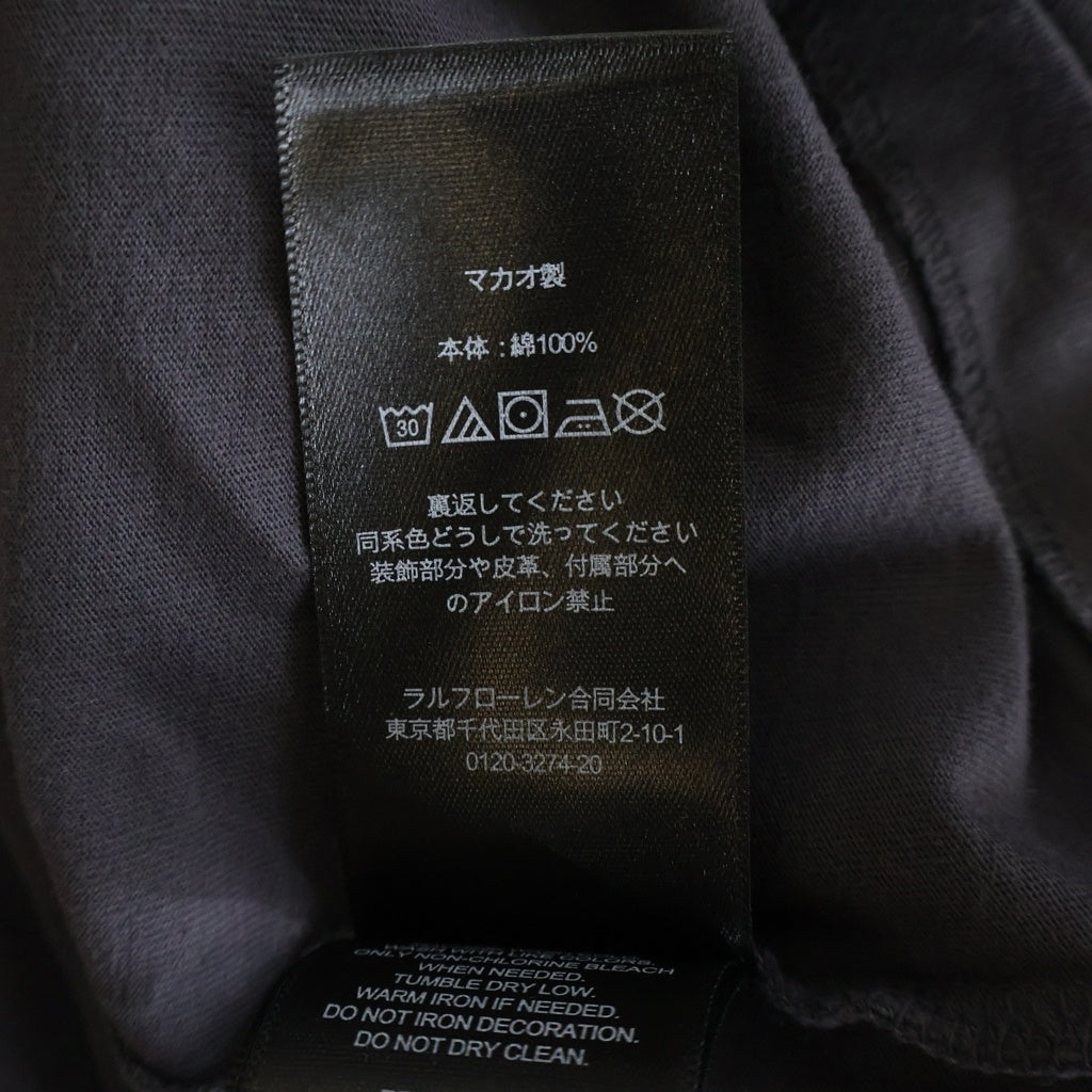 RRL(ダブルアールエル) Ranch Logo Tee Charcoal 半袖Tシャツ グレー