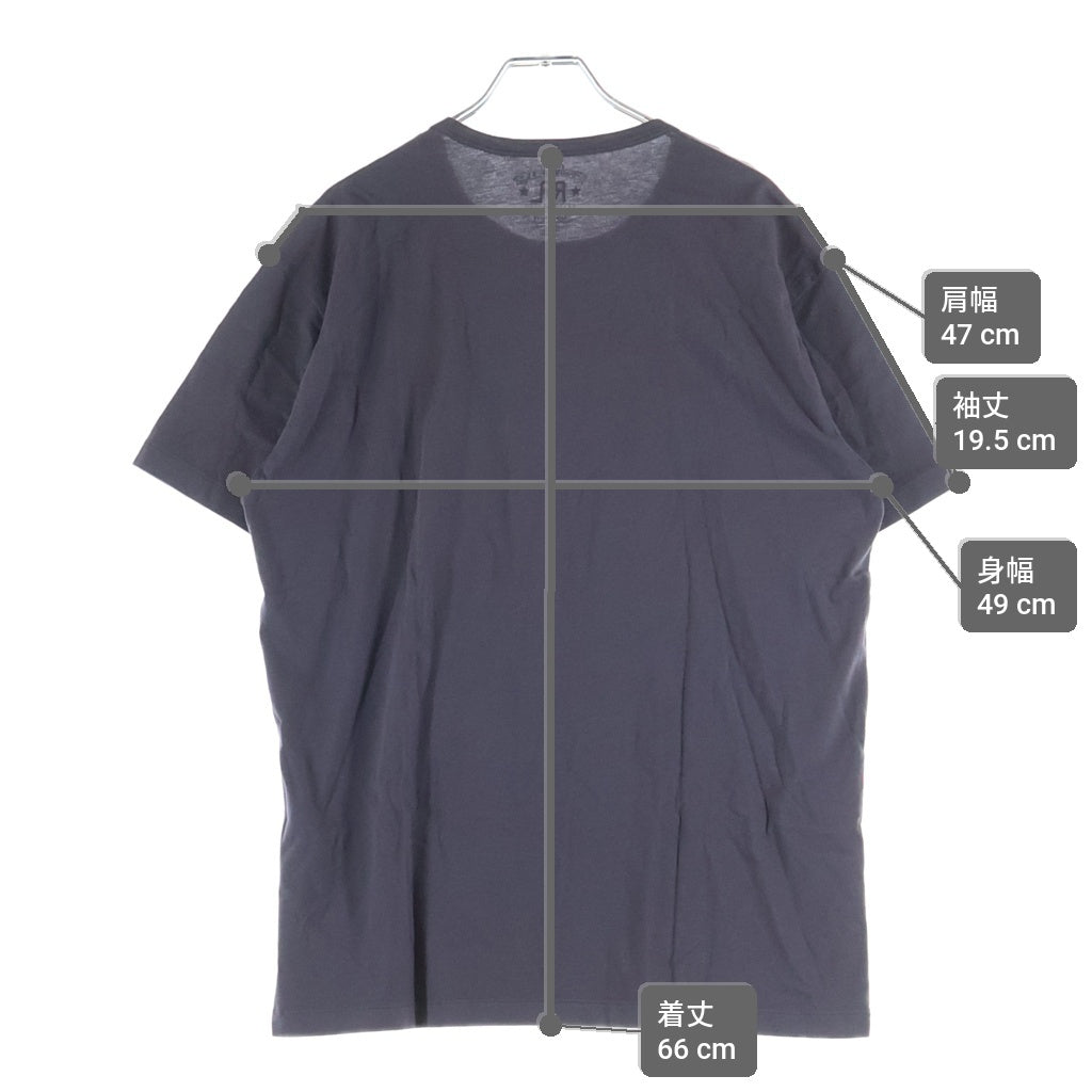 RRL(ダブルアールエル) Ranch Logo Tee Charcoal 半袖Tシャツ グレー