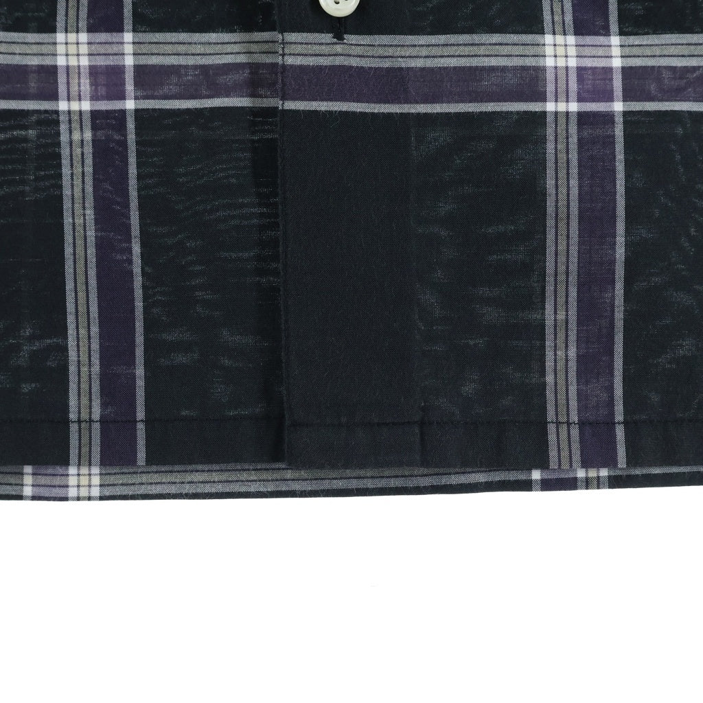 SUPREME(シュプリーム) 21SS Lightweight Plaid S/S Shirt Black ライトウェイト 半袖チェックシャツ ブラック