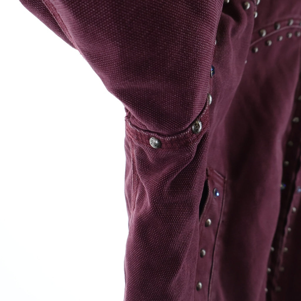 SUPREME(シュプリーム) 24AW B.B. Simon Studded Work Jacket Burgundy? B.B.サイモン スタッズワークジャケット バーガンディ
