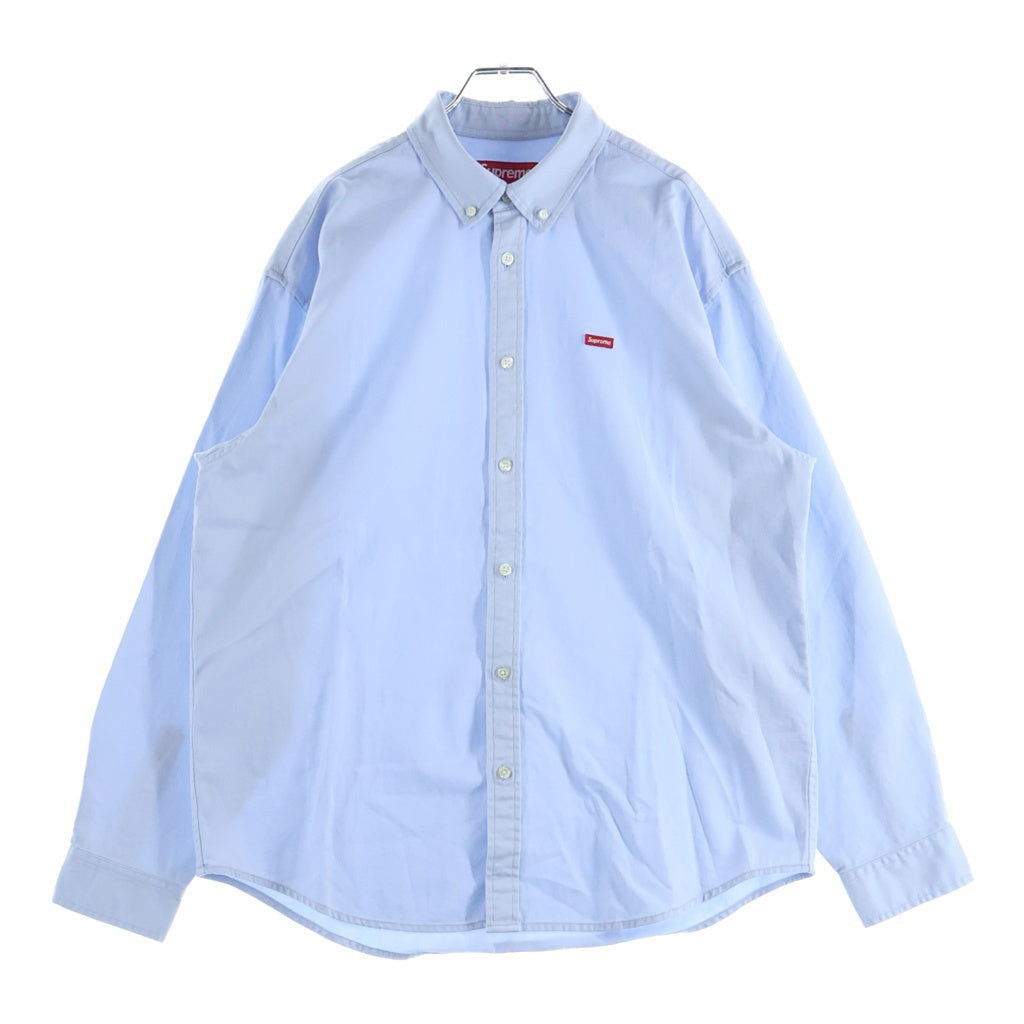SUPREME(シュプリーム) 26SS Small Box Shirt Light Blue スモールボックスロゴ 長袖シャツ ブルー
