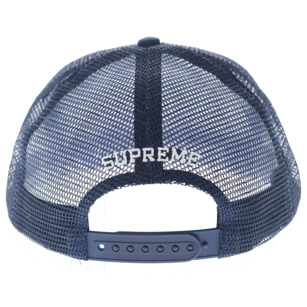 SUPREME(シュプリーム) 25AW Pinup Mesh Back 5-Panel Navy ピンアップ メッシュ 5パネルキャップ 帽子 ネイビー