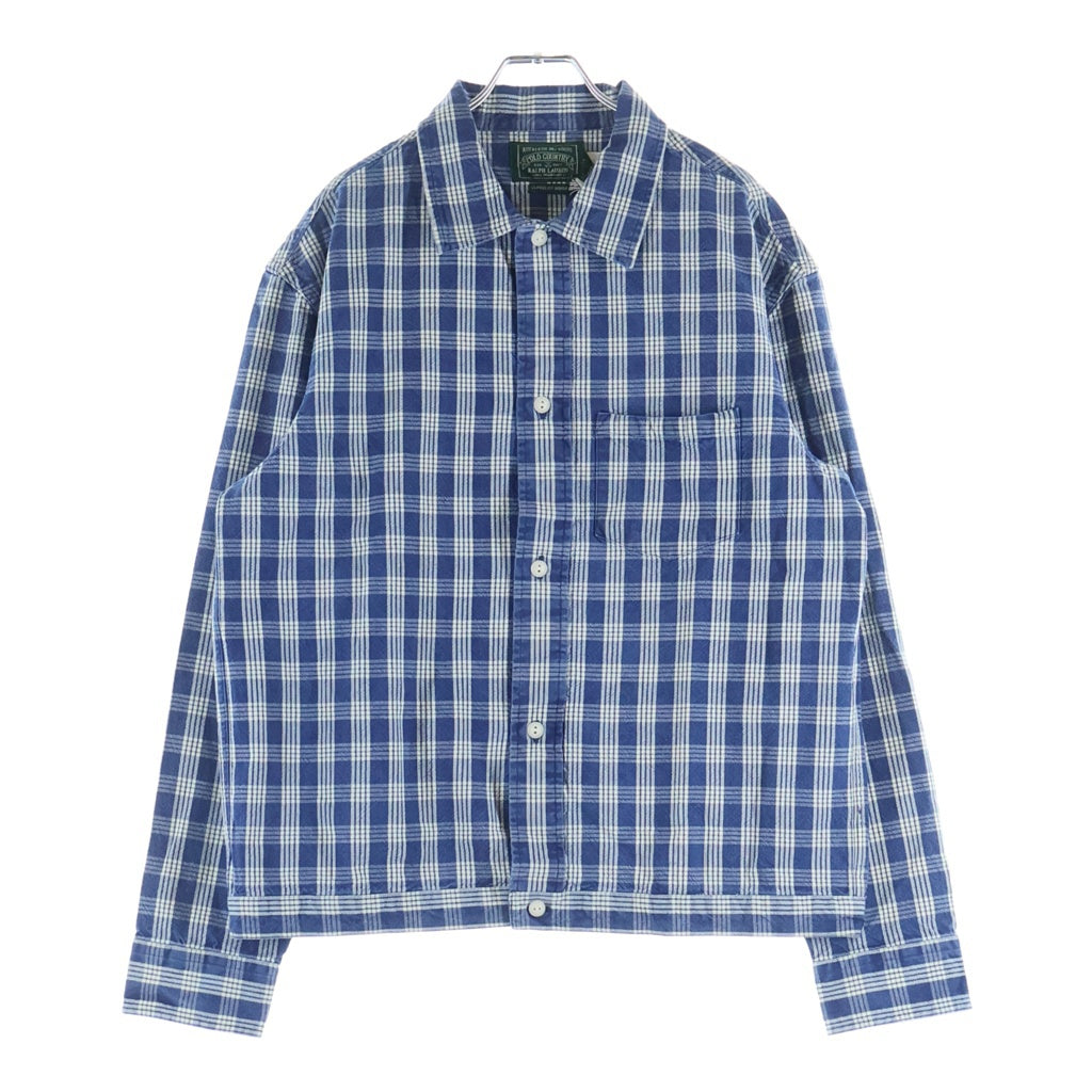 POLO RALPH LAUREN(ポロラルフローレン) Woven Shirt Indigo クラシックフィット 長袖チェックシャツ インディゴ