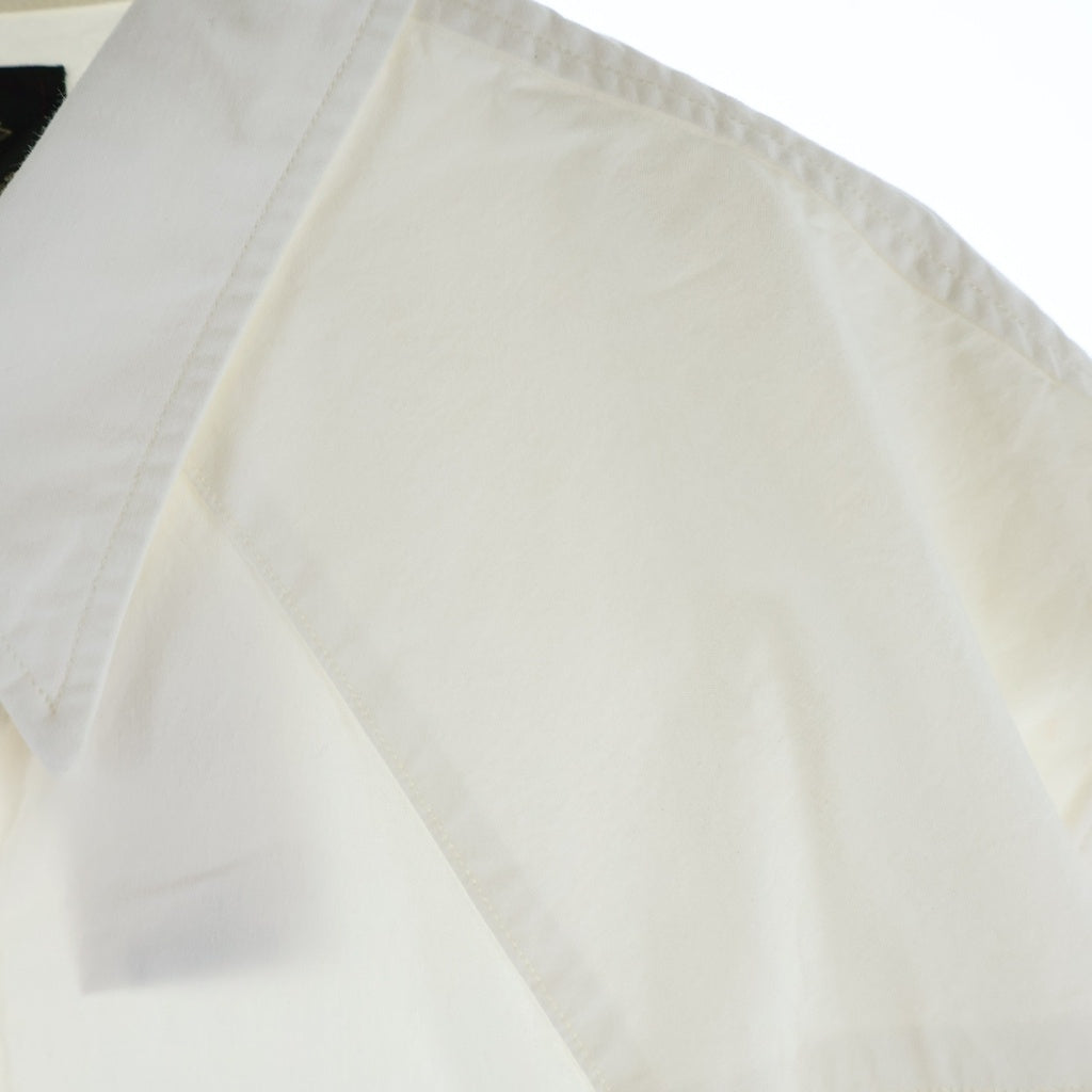 RRL(ダブルアールエル) Slim-Fit Poplin Western Shirt White スリムフィット 長袖ウェスタンシャツ ホワイト