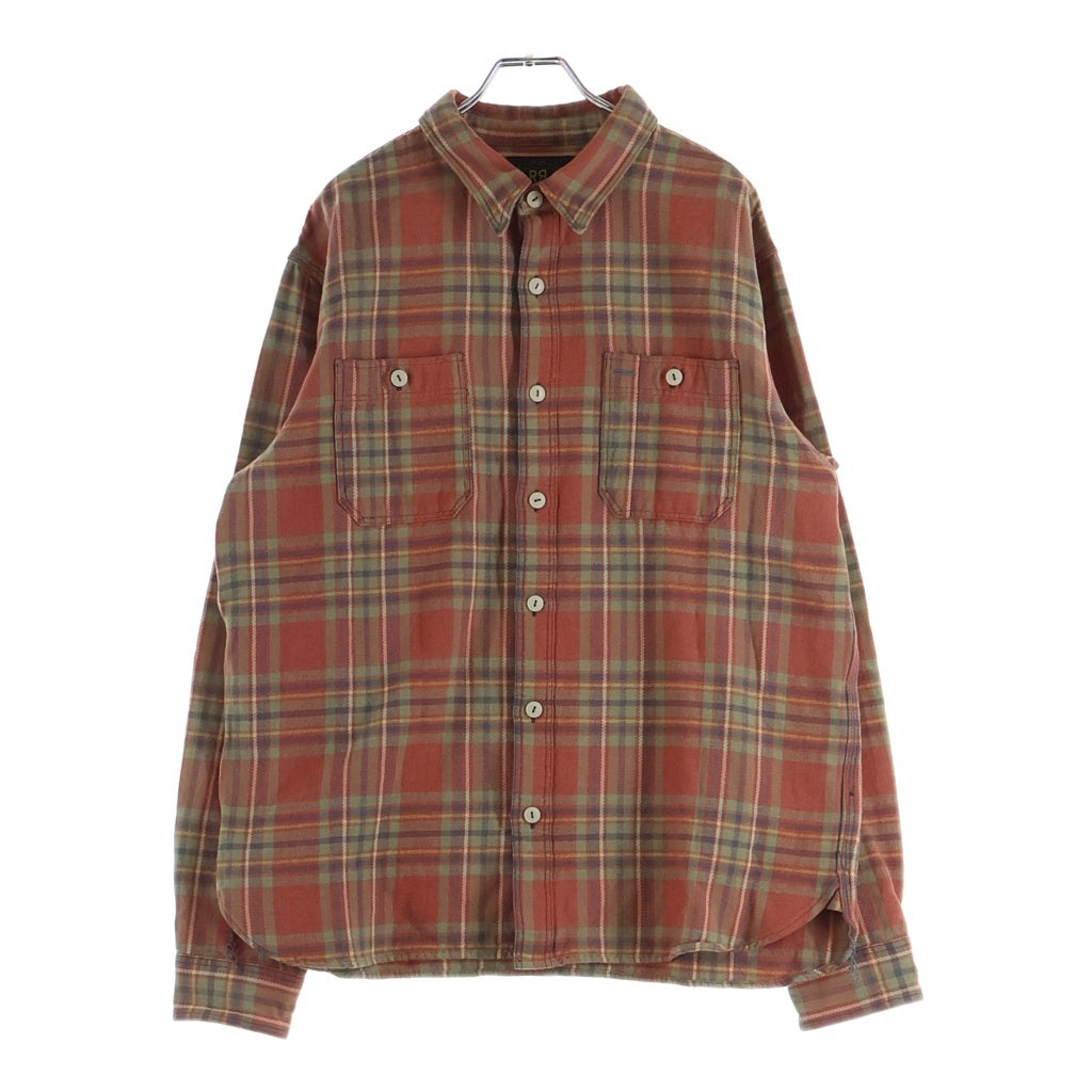 RRL(ダブルアールエル) Check Twill Work Shirt Red/Blue/Green 長袖チェックシャツ ワークシャツ マルチ