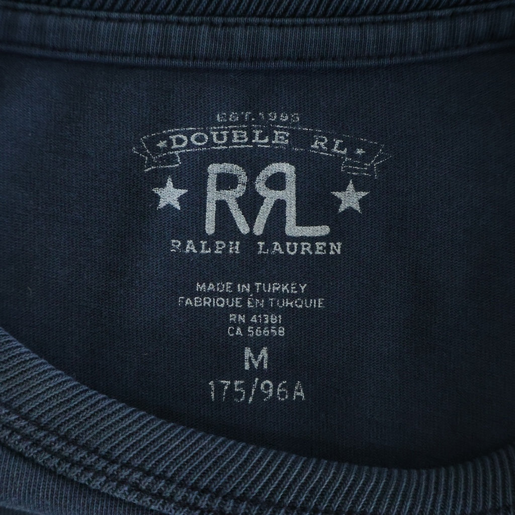 RRL(ダブルアールエル) Relax Fit Heavyweight Jersey Tee Dark Navy ヘビーウェイト 半袖Tシャツ ネイビー