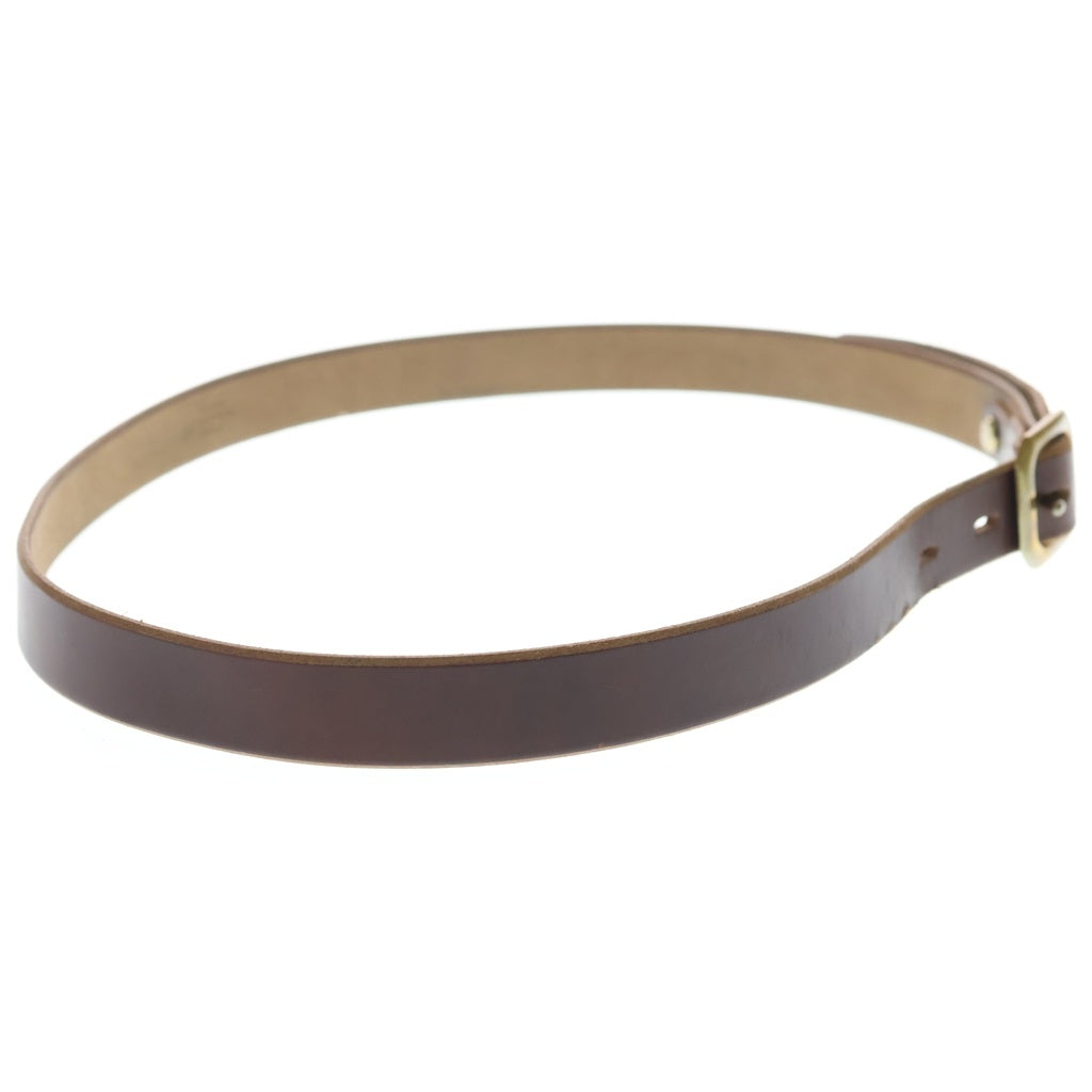 SCHOTT(ショット) PERFECT BELT NARROW Brown パーフェクト ナロー レザーベルト ブラウン 3129046