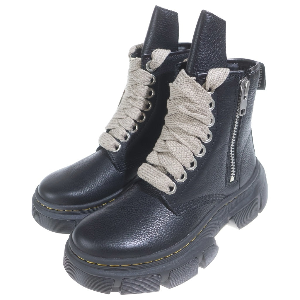 Rick Owens(リックオウエンス) ×Dr.Martens 1460 DMXL JUMBO LACE BOOT ドクターマーチン ジャンボレース ハイカットレザーブーツ ブラック 31755001