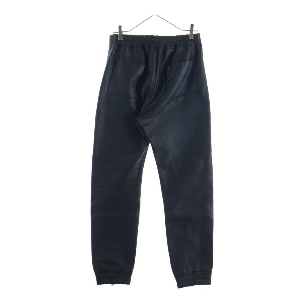 Rick Owens(リックオウエンス) 24SS Luxor Leather Jogger ルクソール レザーパンツ ブラック RU01D3395-LOY