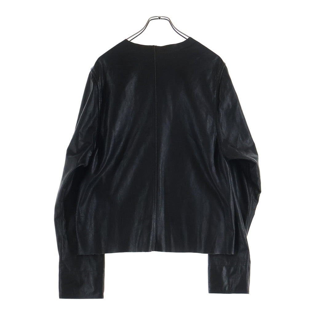 Rick Owens(リックオウエンス) V Safety Jacket セーフティ カーフレザージャケット ブラック RU01E5775 LTP