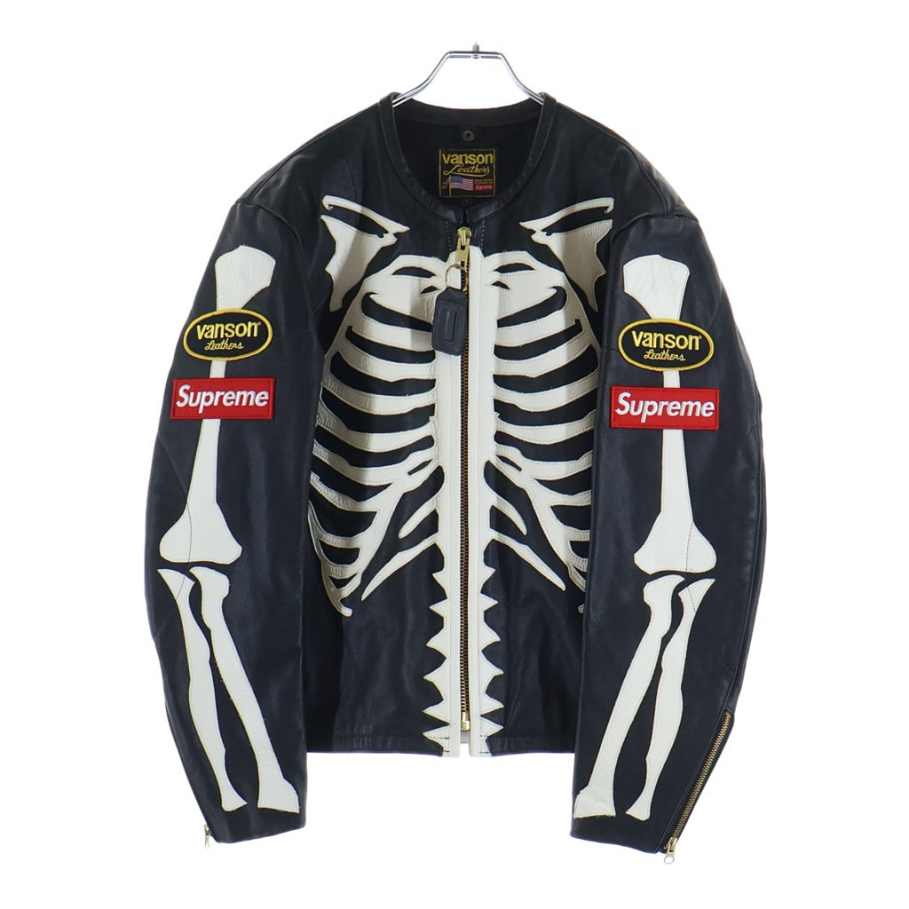 SUPREME(シュプリーム) 17AW Vanson Leather Bones Jacket バンソン 
