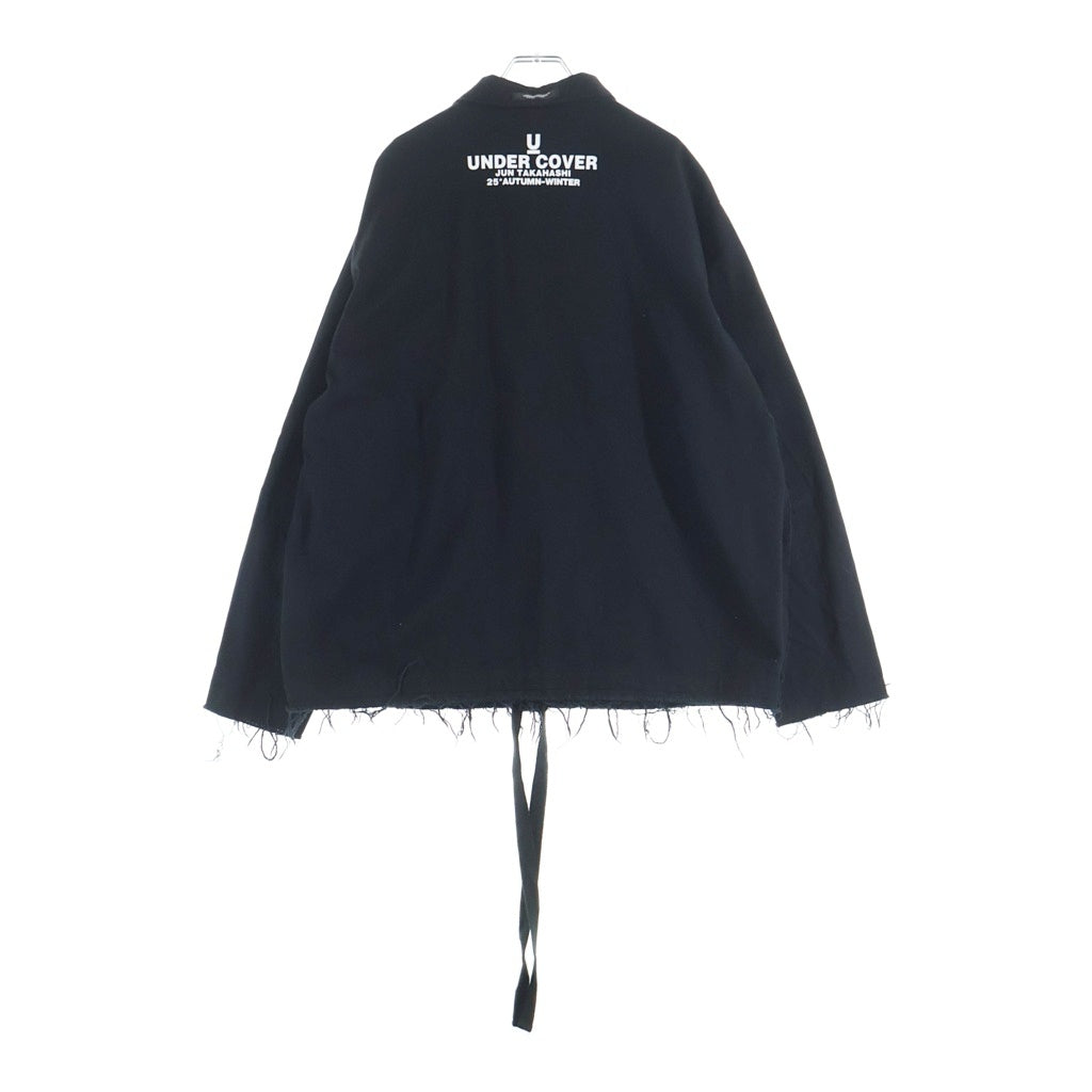 UNDERCOVER(アンダーカバー) 25AW ARCHIVE COLLECTION COACH JACKET 復刻 ホツレコーチジャケット ブルゾン ブラック UC2E9212