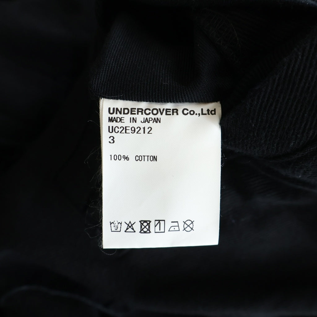 UNDERCOVER(アンダーカバー) 25AW ARCHIVE COLLECTION COACH JACKET 復刻 ホツレコーチジャケット ブルゾン ブラック UC2E9212